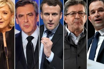 Frankreich hat seine erste Runde der Präsidentschaftswahlen abgehalten (23.04.2017)