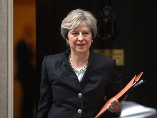 Teresa May sprach im britischen Parlament